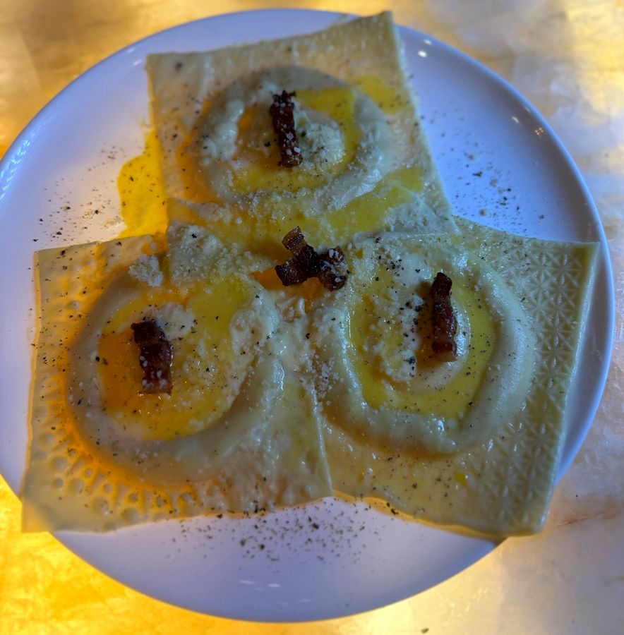 Ravioli alla Carbonara